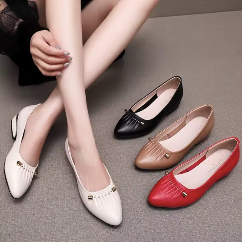 Nely Kvinders Tå-slip On Pumps - Sort