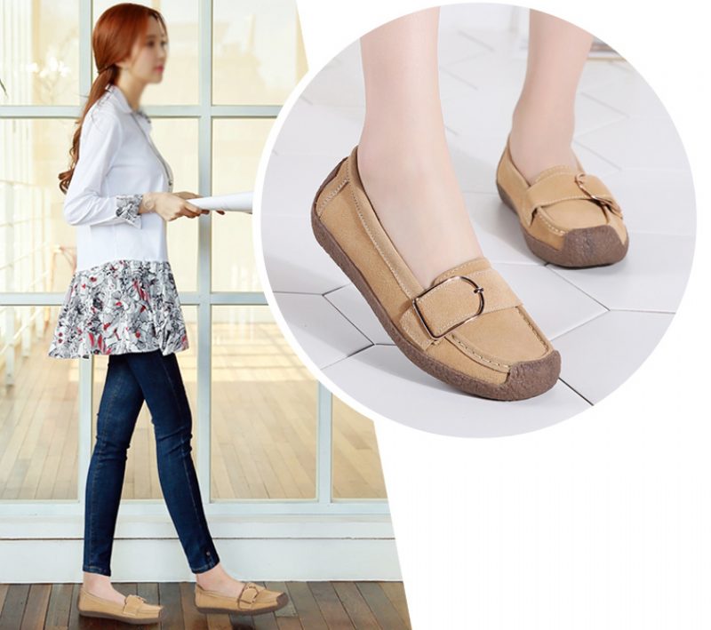 Nena Loafer Sko Til Kvinder - Beige