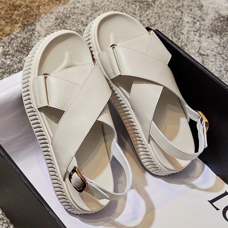 Nicole Damesandal Af Høj Kvalitet - Beige