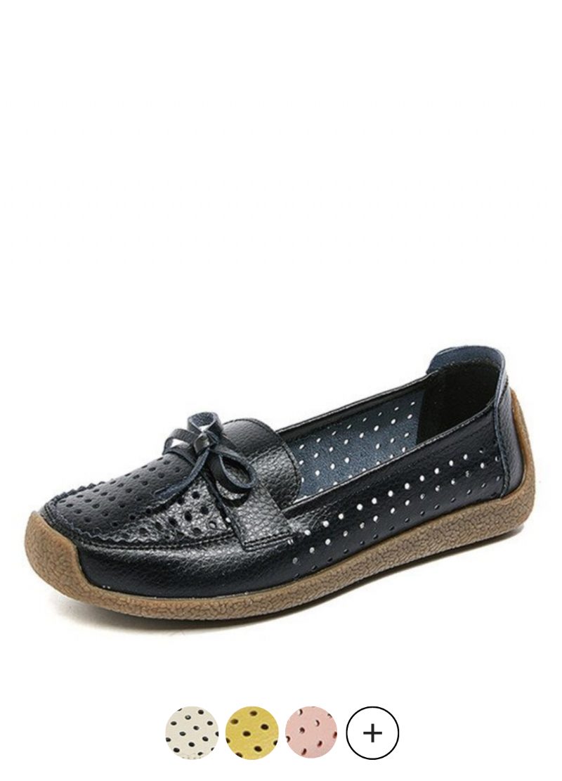 Nicole Sommer Slip-on Loafer Sorte Sko Til Kvinder