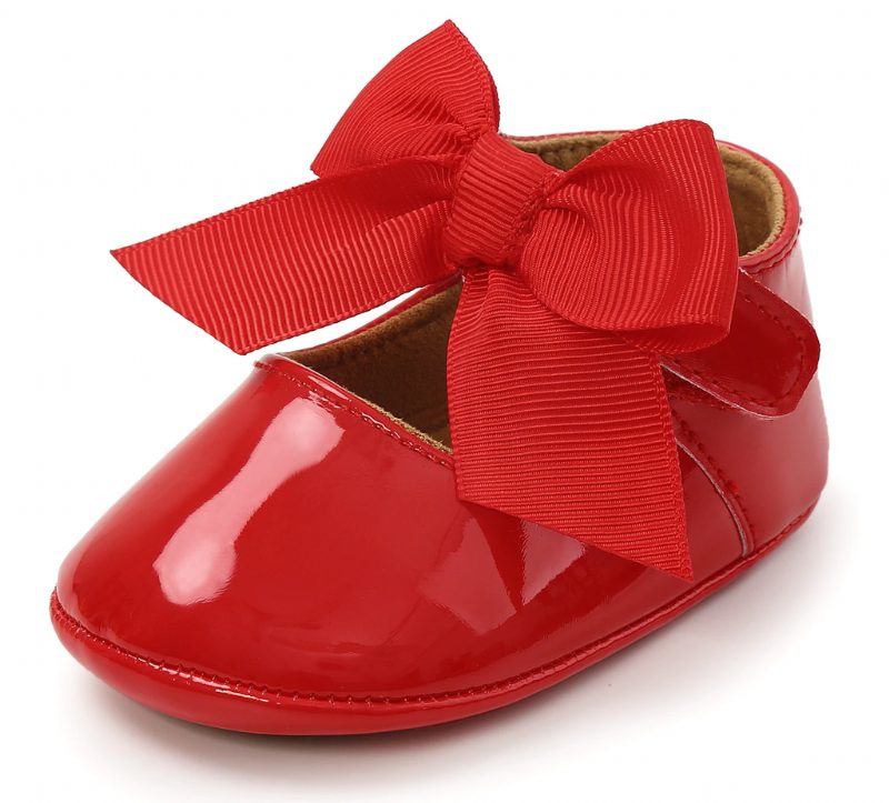 Nilse Babypigekjole Moccasin - Rød