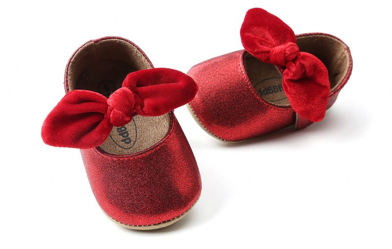 Nilse Babypigekjole Moccasin - Rød