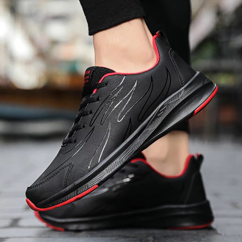 Nobel Herre Sneaker - Rød