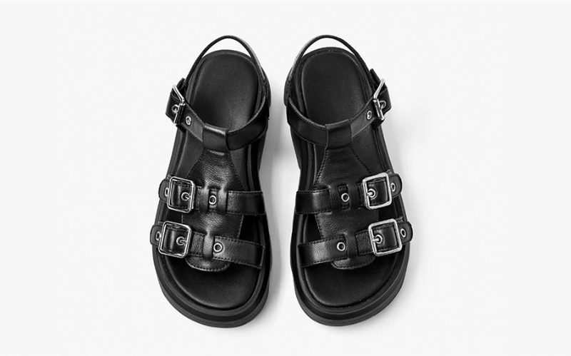 Noel Platform Sandal Til Kvinder - Sort