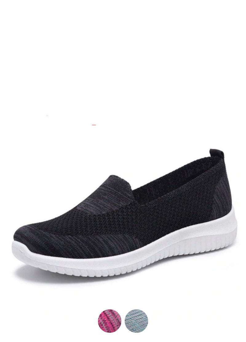 Nubia Slip-on Sorte Sko Til Kvinder