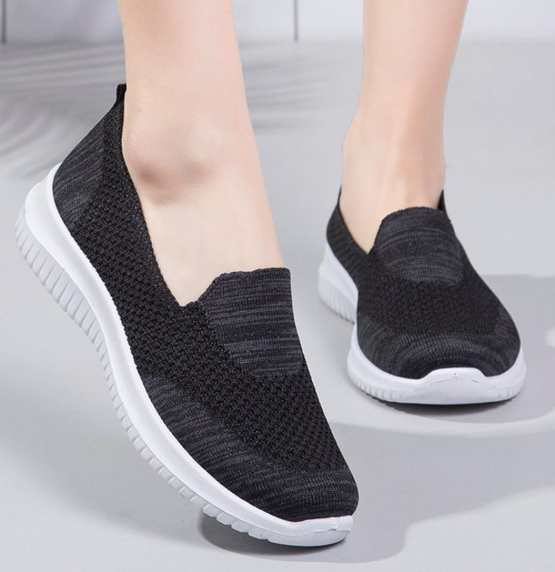 Nubia Slip-on Sorte Sko Til Kvinder - Sort