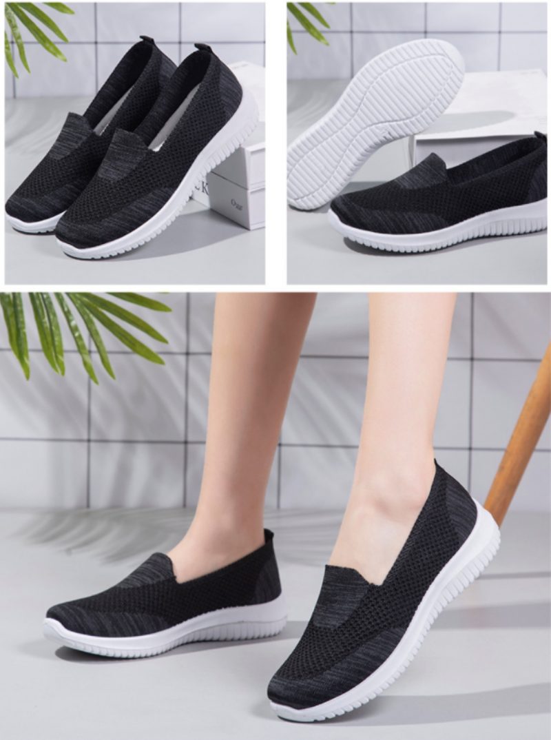 Nubia Slip-on Sorte Sko Til Kvinder - Sort