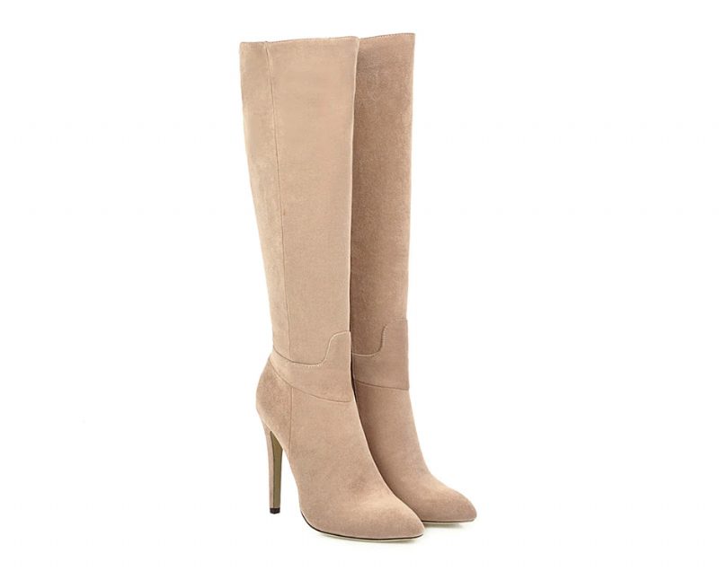 Nurys Boots Knælængde - Abrikos