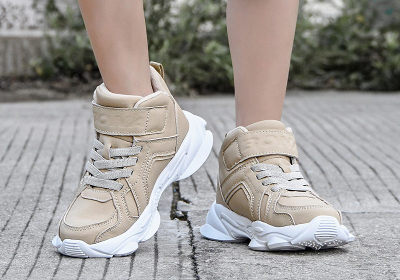 Ocasio Unisex Udendørs Sneaker Til Børn - Grå Pels