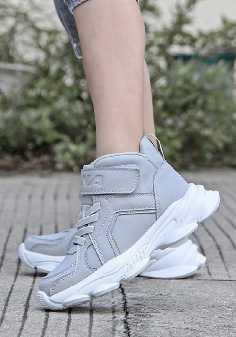 Ocasio Unisex Udendørs Sneaker Til Børn - Grå Pels