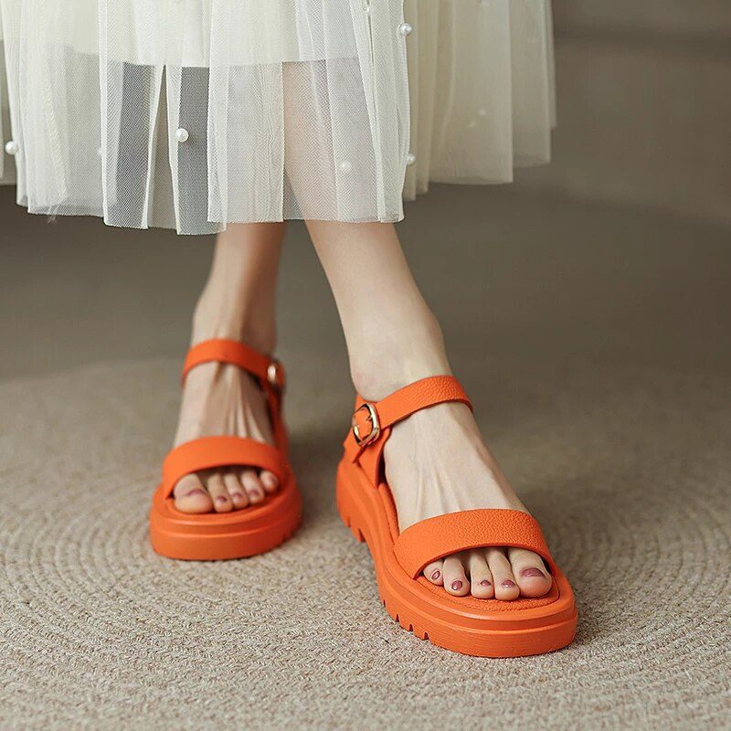 Octavia Damesandaler - Orange