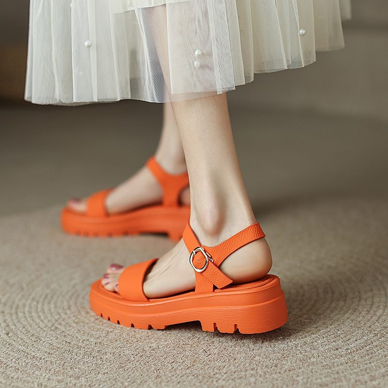Octavia Damesandaler - Orange