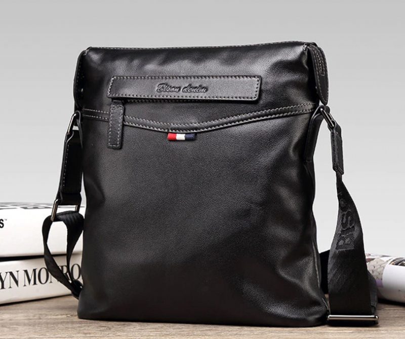 Octavio Crossbody-håndtaske Til Mænd - Sort
