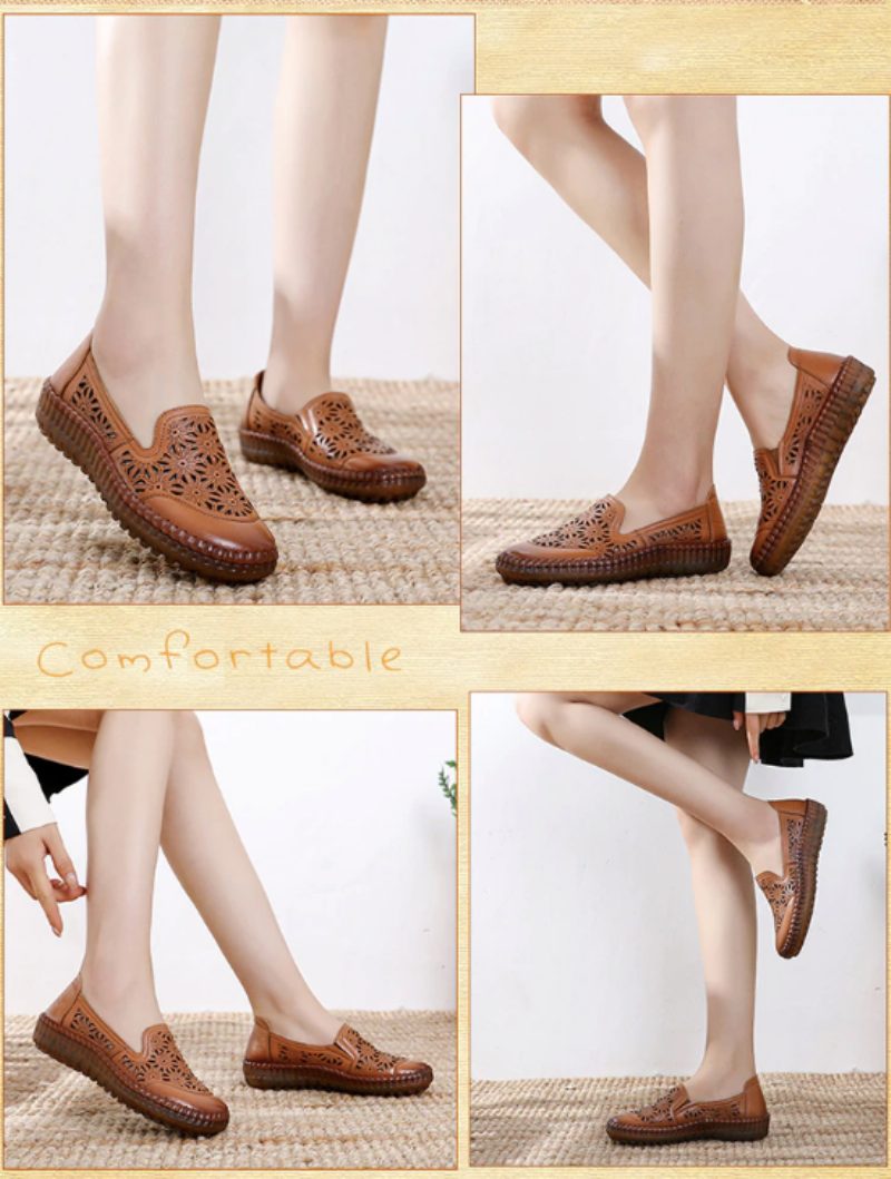 Olga Dame Loafer Sko - khaki