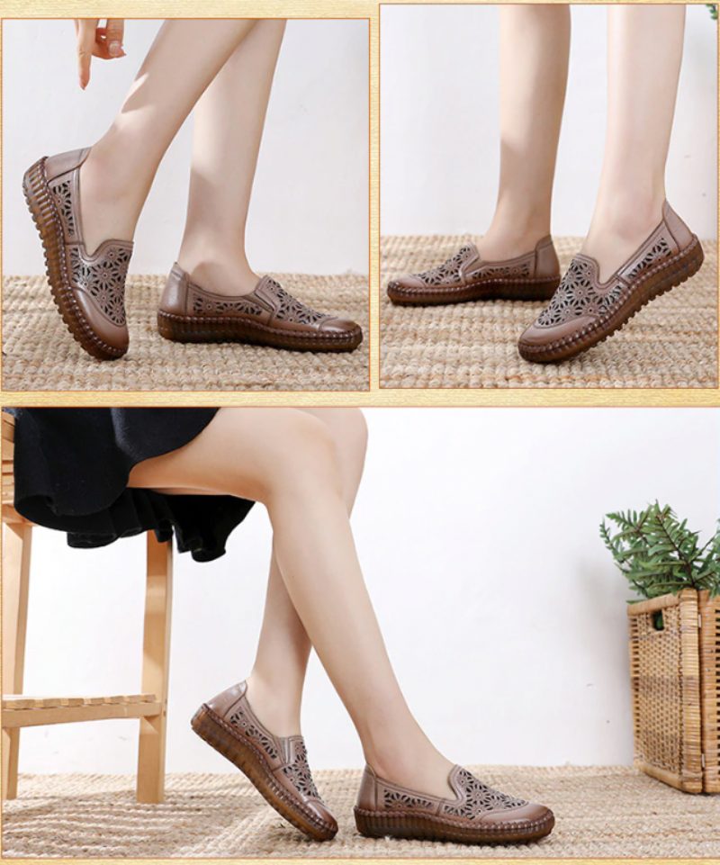 Olga Dame Loafer Sko - khaki