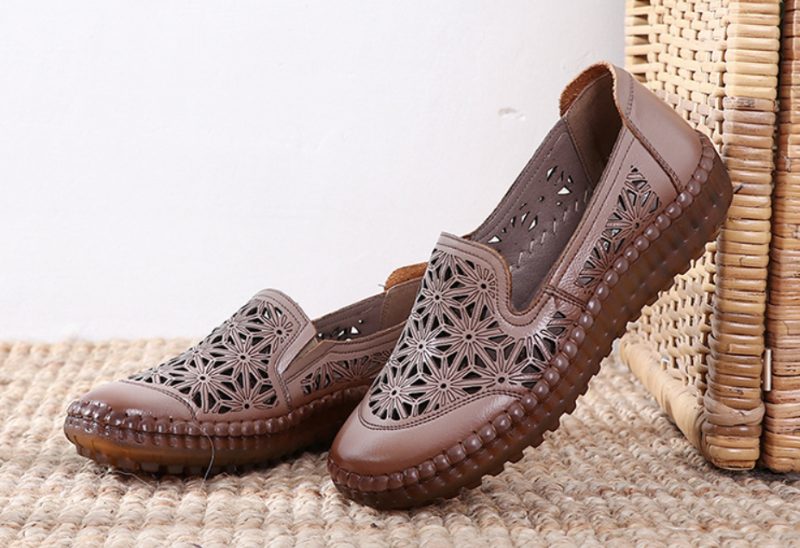 Olga Dame Loafer Sko - khaki