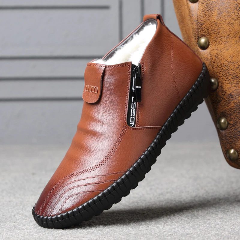 Olimar Loafers Snesko Til Mænd - Brun