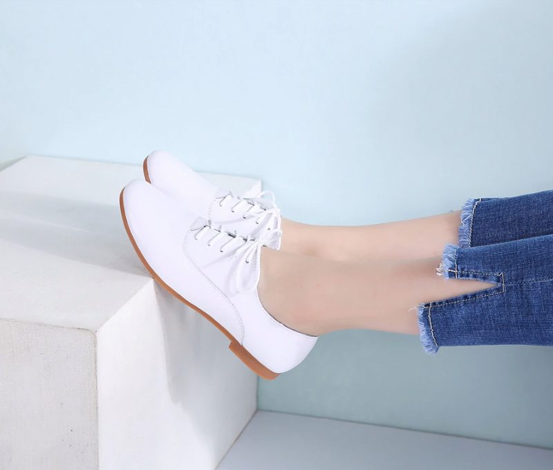 Olimpia Dame Loafer Sko - Hvid
