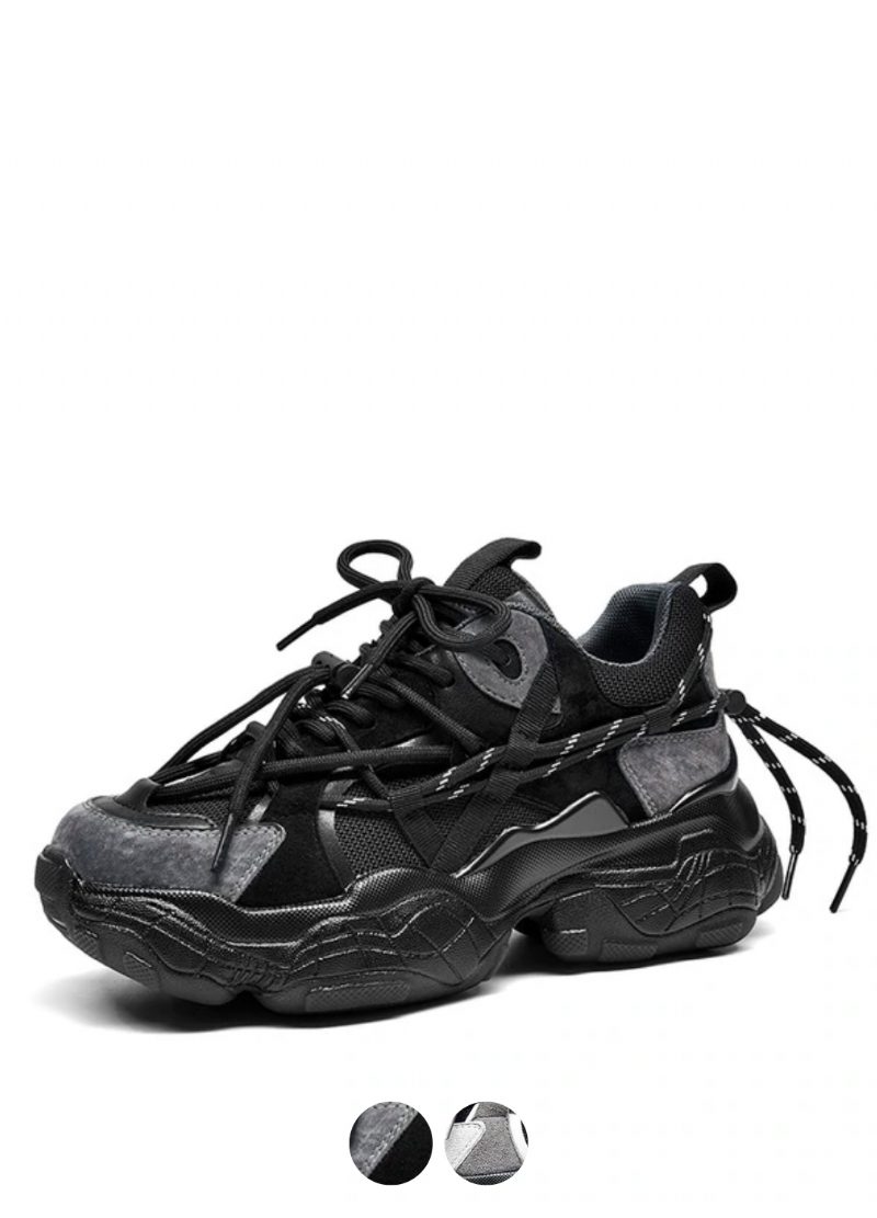 Oluche Damesneakers Med Snøre