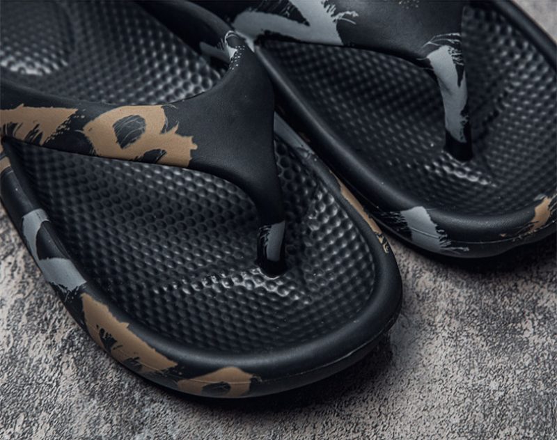 Omar Casual Flip-flops Til Mænd - Khaki