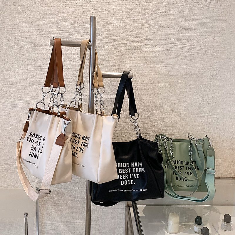 Onozo Designer Large Tote Håndtaske Til Kvinder - Khaki