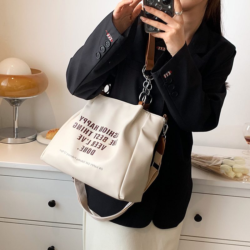Onozo Designer Large Tote Håndtaske Til Kvinder - Khaki