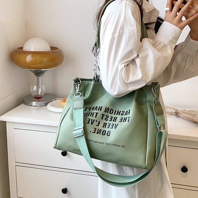 Onozo Designer Large Tote Håndtaske Til Kvinder - Khaki