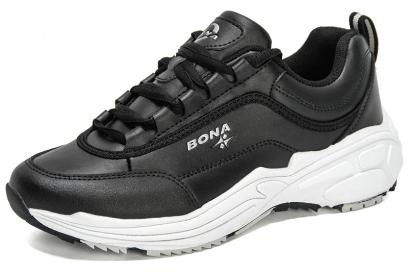 Onyinye Sneaker Wedge Tennissko Til Kvinder - Sort
