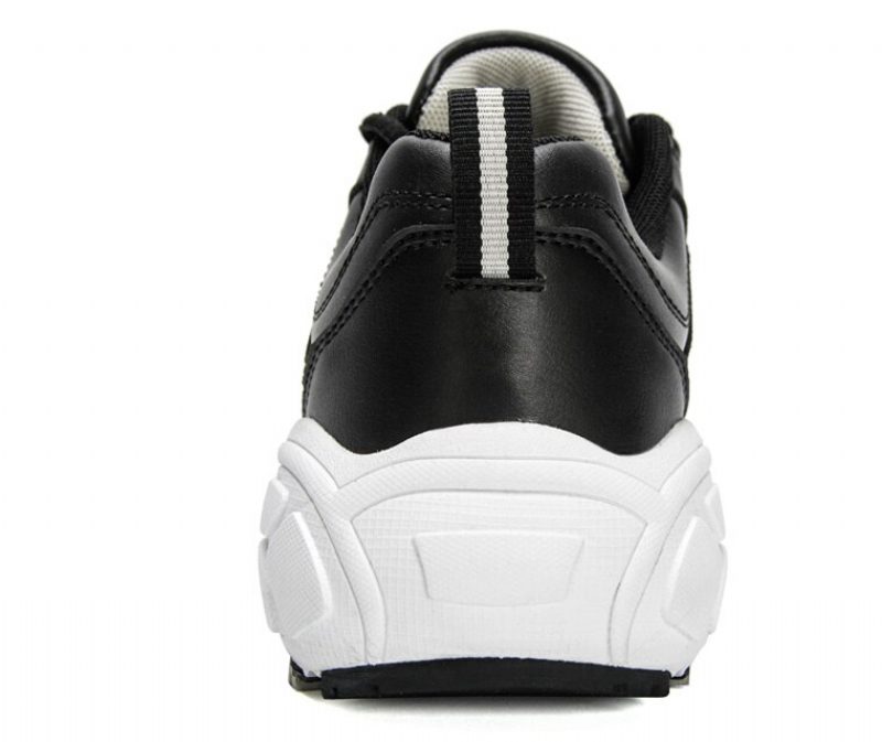 Onyinye Sneaker Wedge Tennissko Til Kvinder - Sort