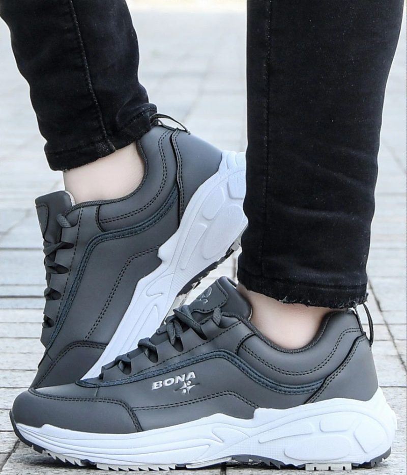 Onyinye Sneaker Wedge Tennissko Til Kvinder - Sort