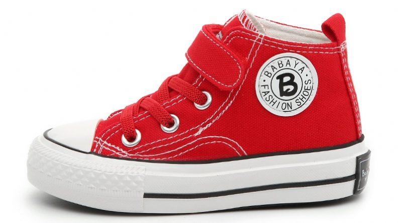 Orju Unisex High Top Sneaker Til Børn - Rød