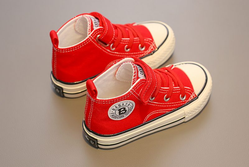 Orju Unisex High Top Sneaker Til Børn - Rød