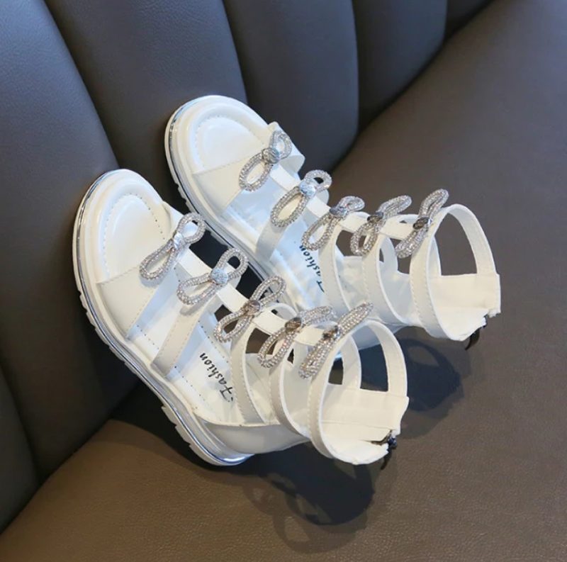 Orlin Piger Gladiator Sandal - Sort