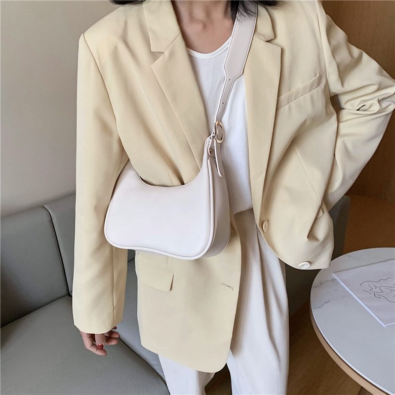 Orly Håndtaske Til Kvinder Small Crossbody I Læder - Hvid