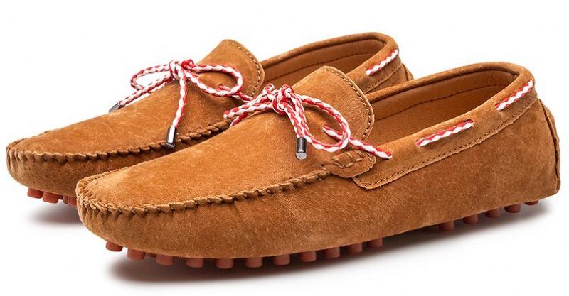 Oswaldo Loafer I Ruskind Til Mænd - Khaki 1