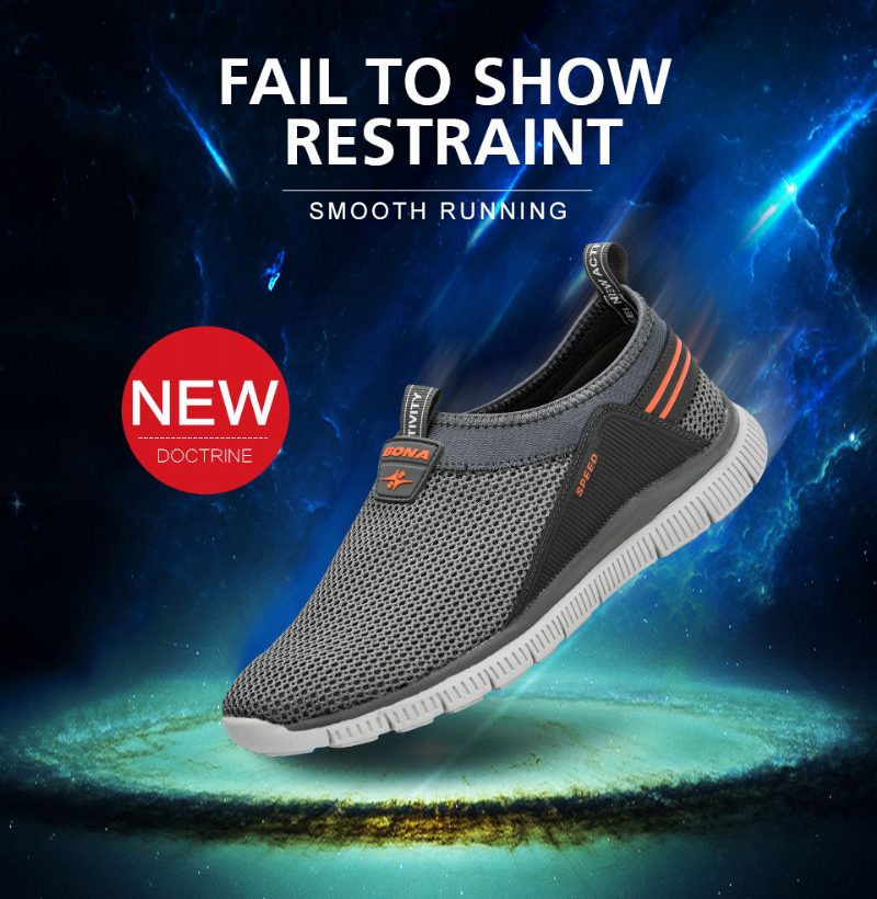 Ozio Slip-on Sneaker Til Mænd - Sort