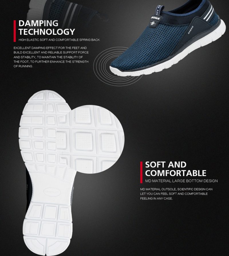 Ozio Slip-on Sneaker Til Mænd - Sort