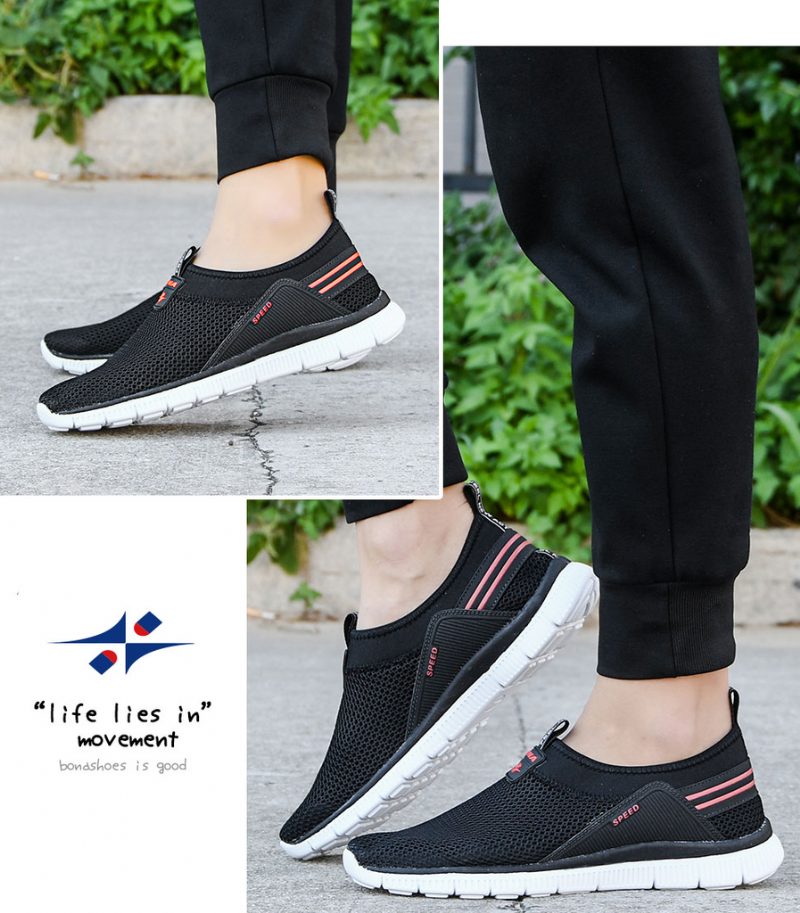 Ozio Slip-on Sneaker Til Mænd - Sort
