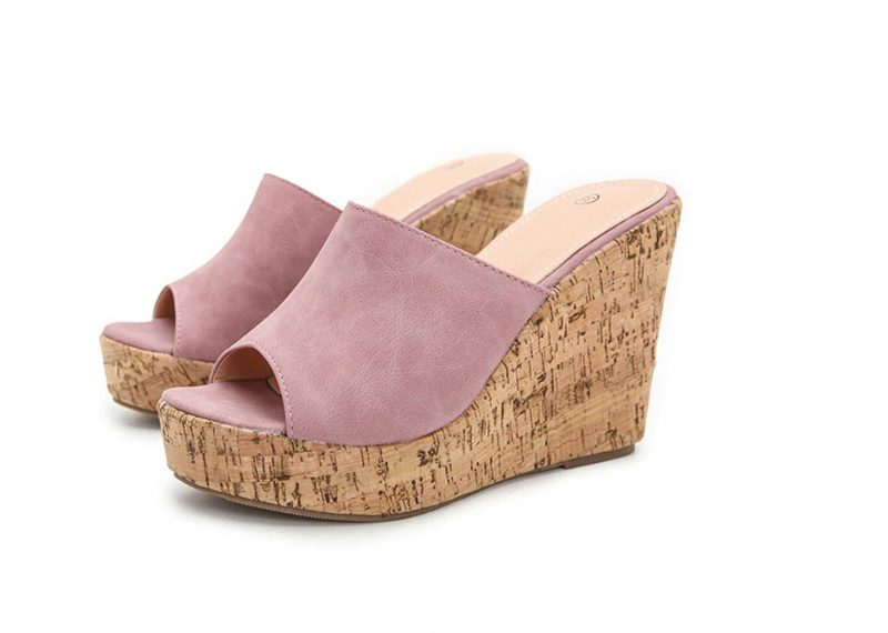 Palmira Wedges - Sort