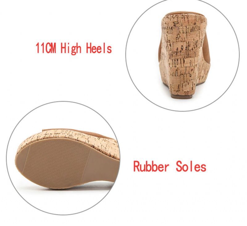 Palmira Wedges - Sort