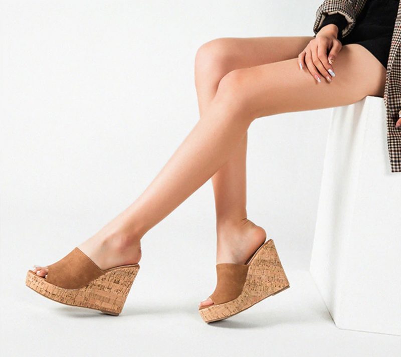 Palmira Wedges - Sort