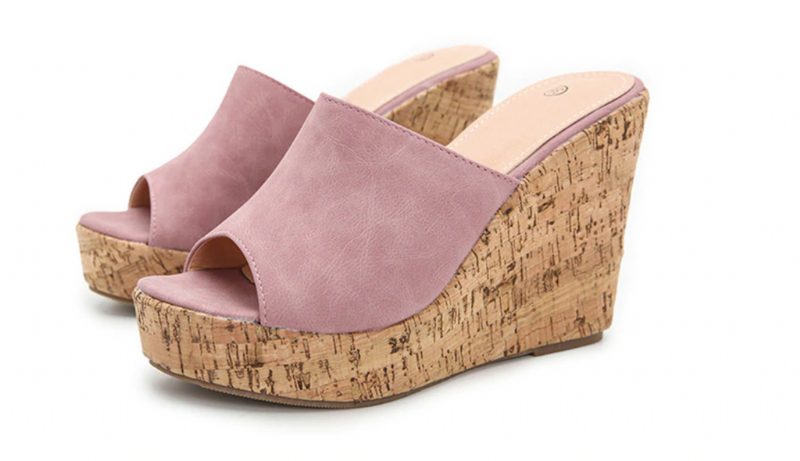 Palmira Wedges - Sort