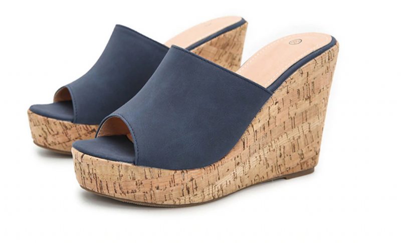 Palmira Wedges - Sort