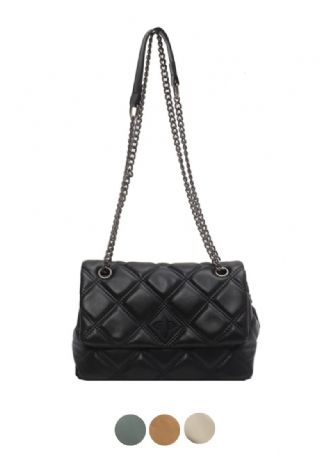 Panche Dame Luxury Trend Chain Håndtaske I Læder