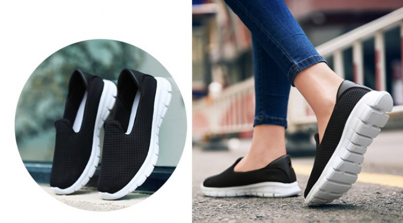 Panchita Slip-on Sorte Sko Til Kvinder - Sort