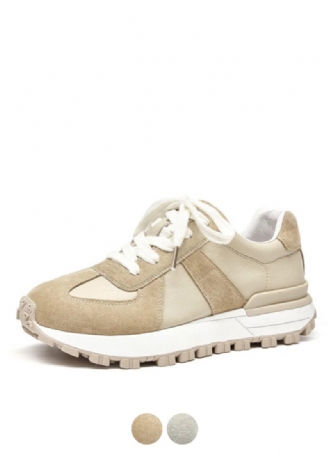Panina Platform Sneaker I Flad Læder Til Kvinder