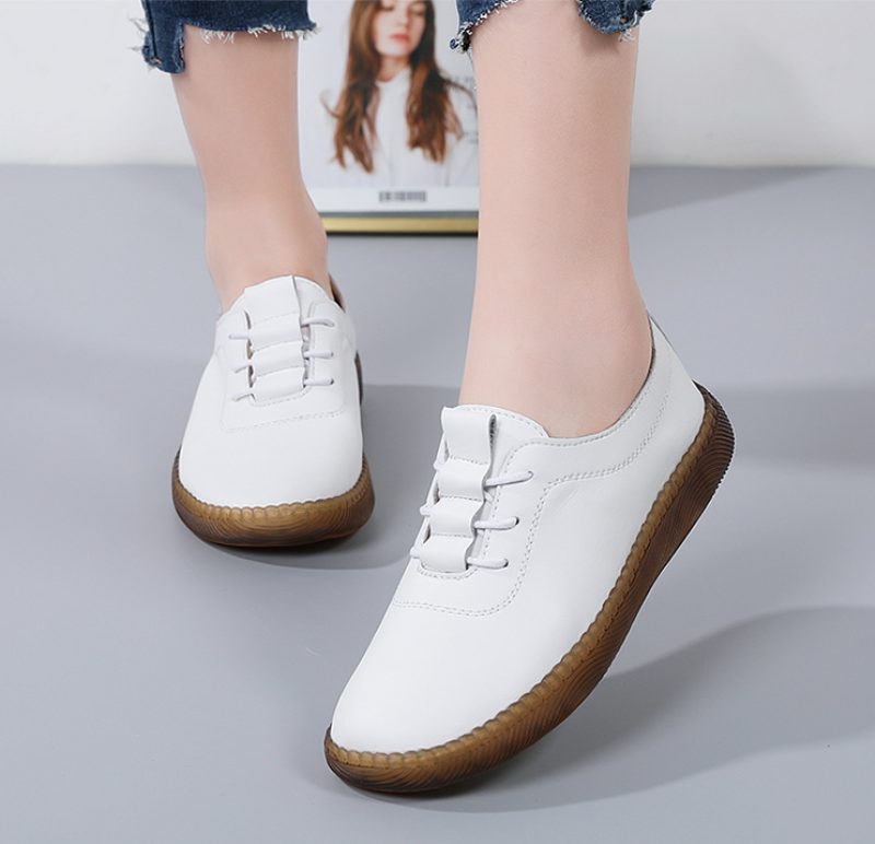 Panise Slip On Til Kvinder - Hvid
