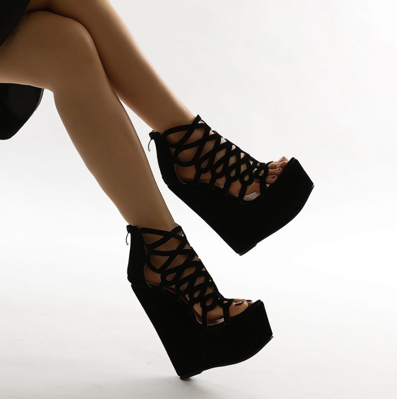 Paola Kile Sandal Til Kvinder - Sort
