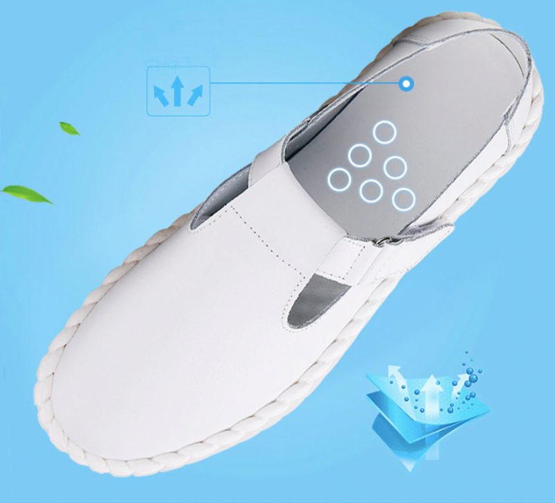 Papoila Loafers - Hvid hul