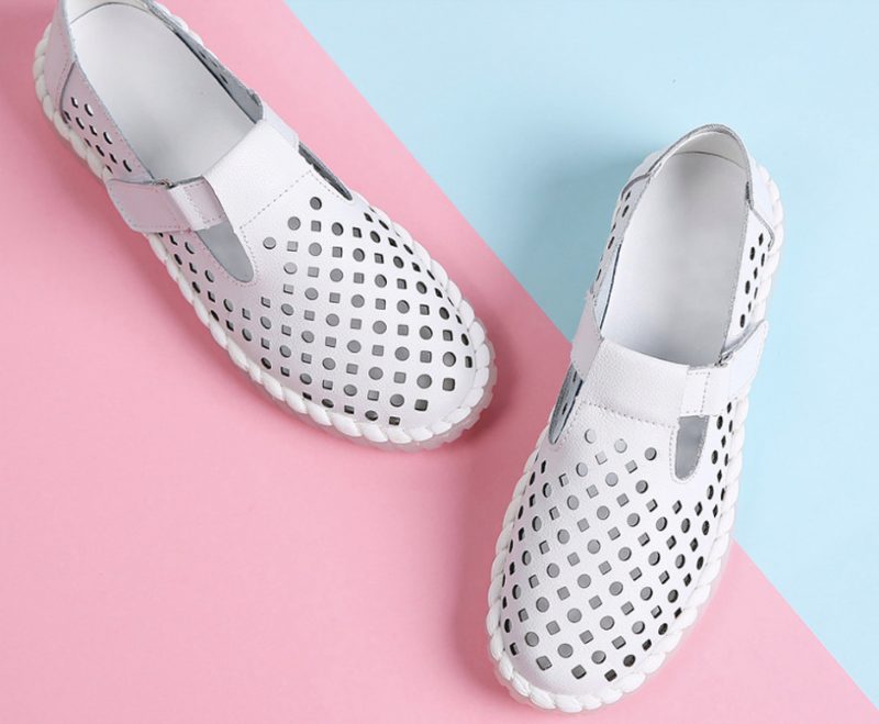 Papoila Loafers - Hvid hul